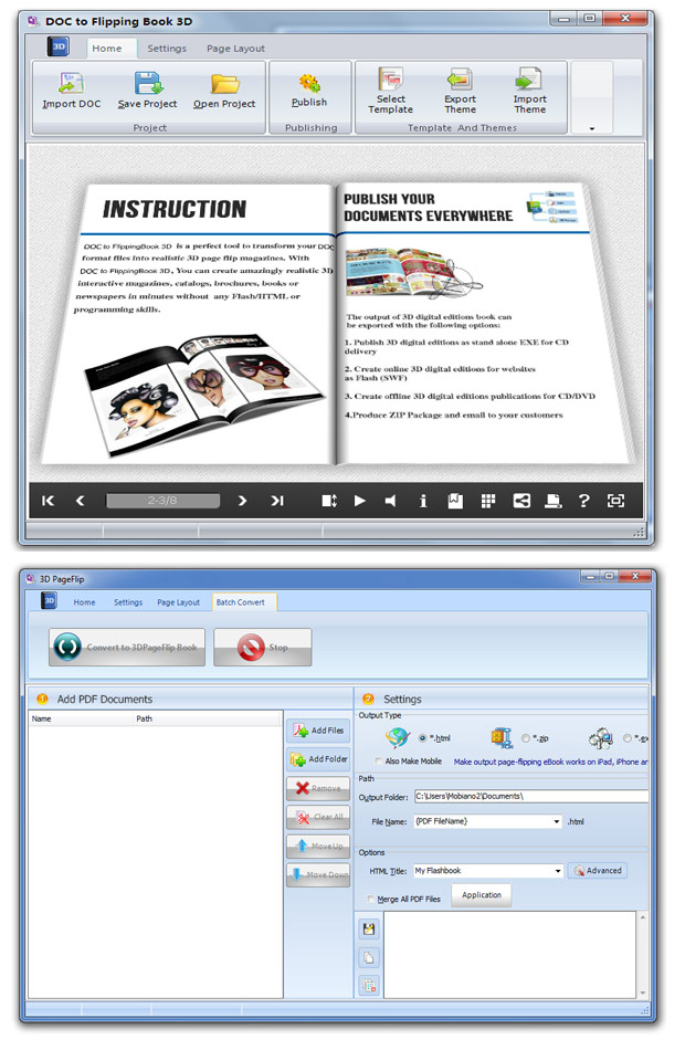 Flipping Book 3D for DOC 2.8