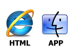 FlipBook publishing 2 output types HTML & APP