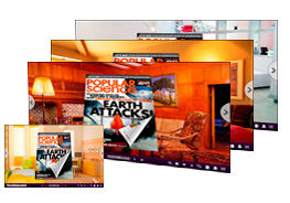 Housing theme for 3D flip