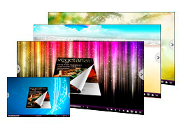 Nice theme for 3D flip