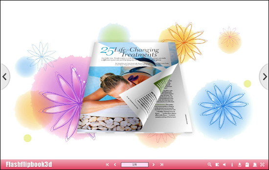 Windows 8 Flipping Book 3D Themes Pack: Aromatic full