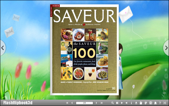 Flipping Book 3D Themes Pack: Blest screenshot Flipping Book 3D Themes Pack: Blest screenshot