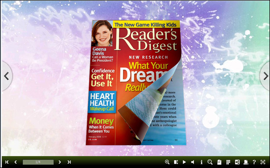 Windows 8 Flipping Book 3D Themes Pack: Bluetear full