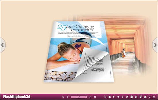 Flipping Book 3D Themes Pack: Gentle screenshot Flipping Book 3D Themes Pack: Gentle screenshot