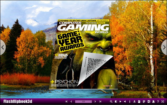 Flipping Book 3D Themes Pack: Populus 1.0 full